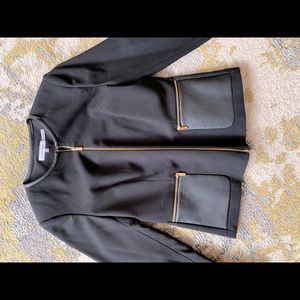 Calvin Klein jacket with leather trim